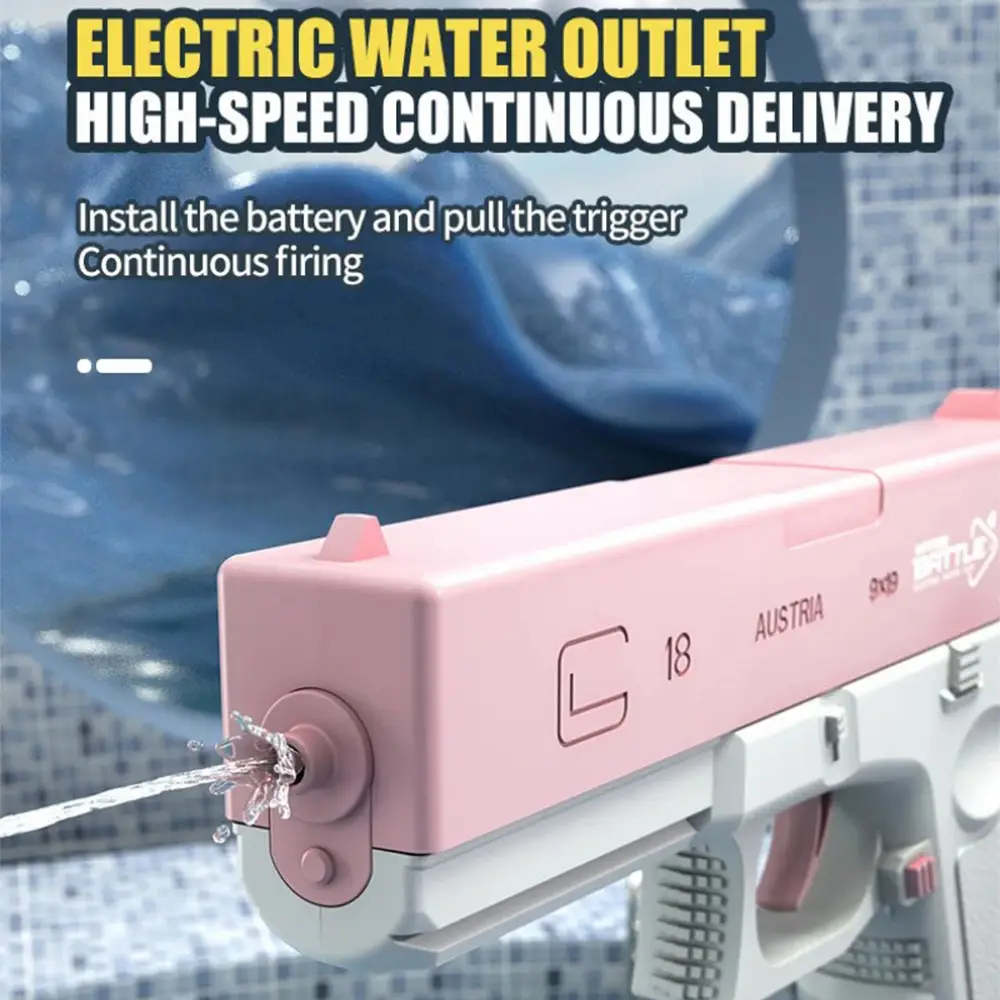 Electric Water Gun Toys High-pressure Strong Charging Energy Automatic Water Spray Toy Guns (8)