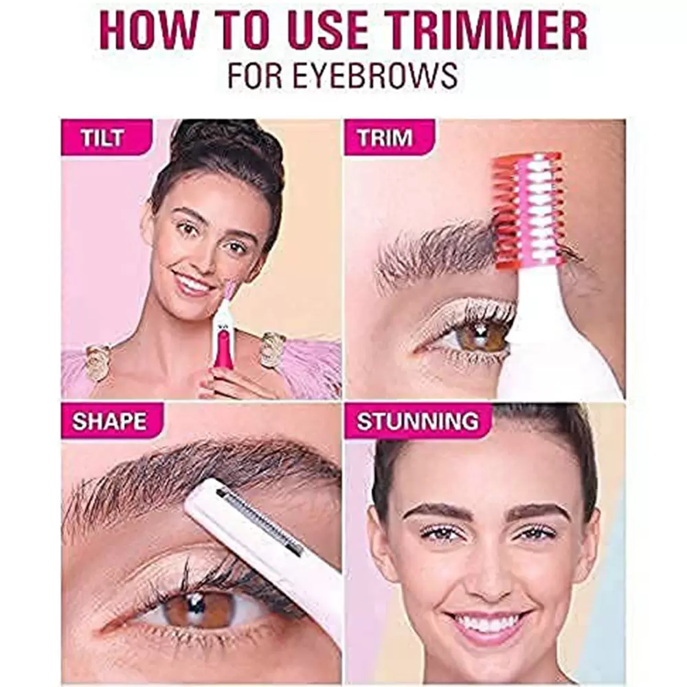 Beauty Styler 5 in 1 Women's Sweet Trimmer Trim Electric Portable Hair Nose Eyebrow, Face, Lips, Nose H (5)
