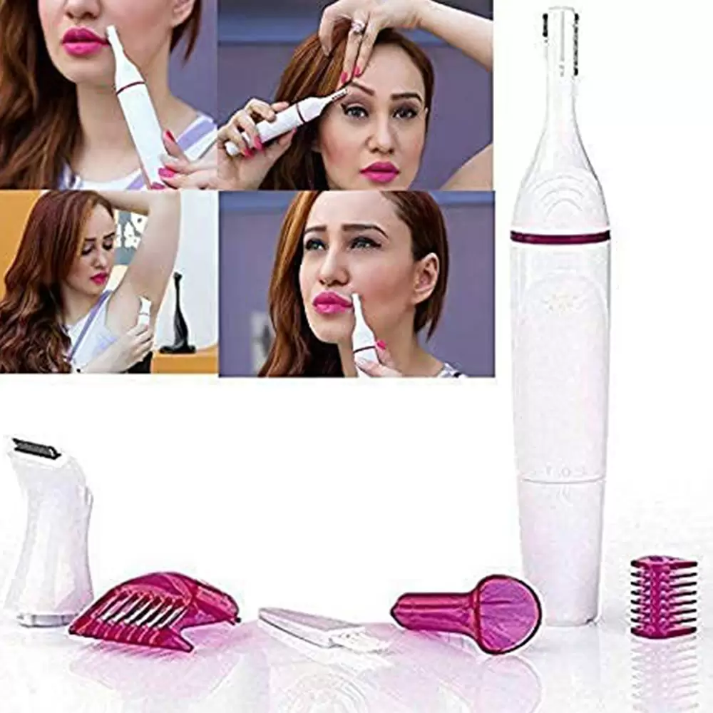 Beauty Styler 5 in 1 Women's Sweet Trimmer Trim Electric Portable Hair Nose Eyebrow, Face, Lips, Nose H (7)