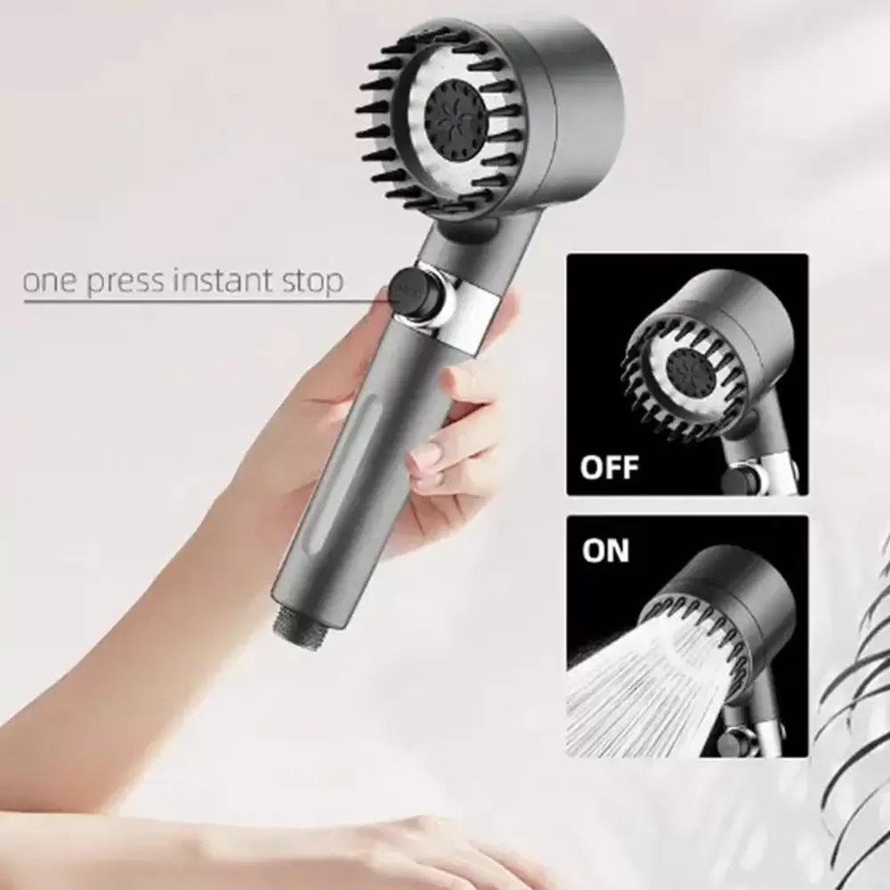 3Modes Handheld Shower Head High Pressure Water Saving Spa Massage Shower with filter (1)