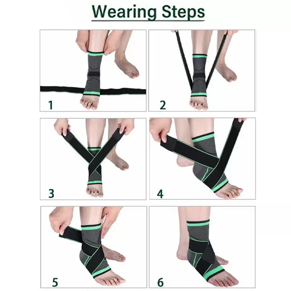Protective Ankle Support Ankle Brace Compression Nylon Strap Belt Ankle Protector Foot Protective Strap Sleeves (11)