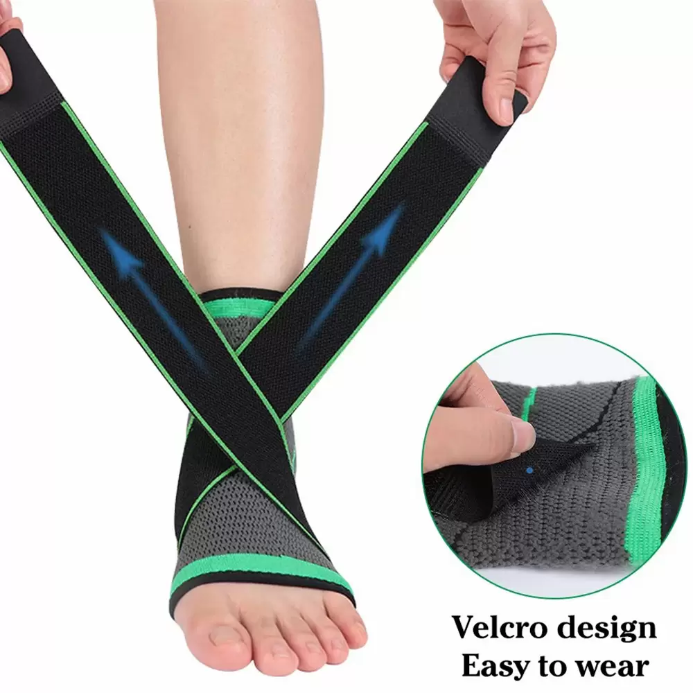 Protective Ankle Support Ankle Brace Compression Nylon Strap Belt Ankle Protector Foot Protective Strap Sleeves (4)