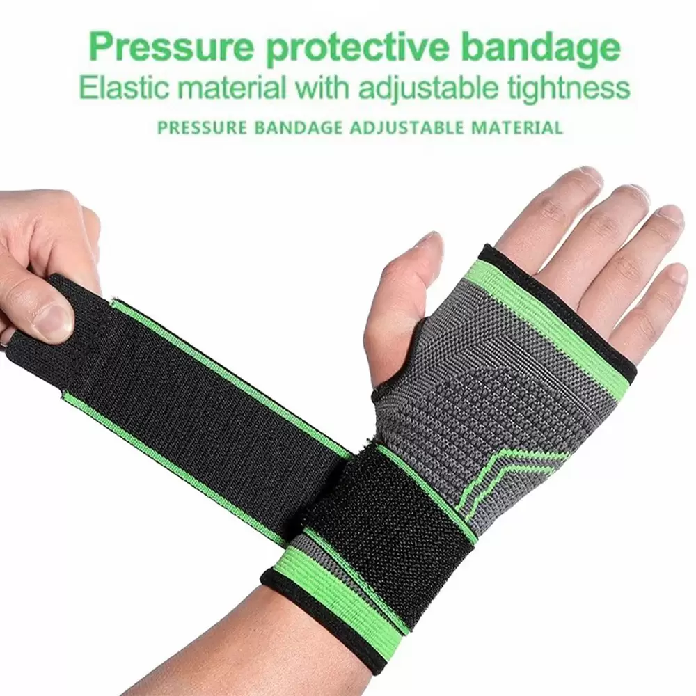 Unisex Wrist Palm Support High Elastic Crossfit Wrist Bandage Weight Lifting Gym Palm Hand Bandage (4)