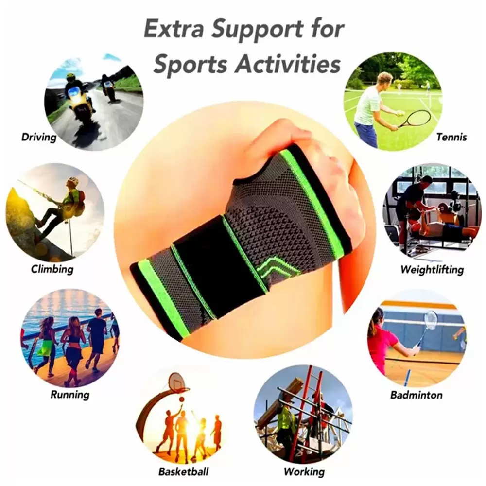 Unisex Wrist Palm Support High Elastic Crossfit Wrist Bandage Weight Lifting Gym Palm Hand Bandage (7)