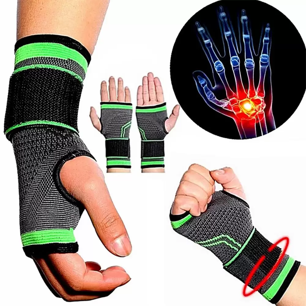 Unisex Wrist Palm Support High Elastic Crossfit Wrist Bandage Weight Lifting Gym Palm Hand Bandage