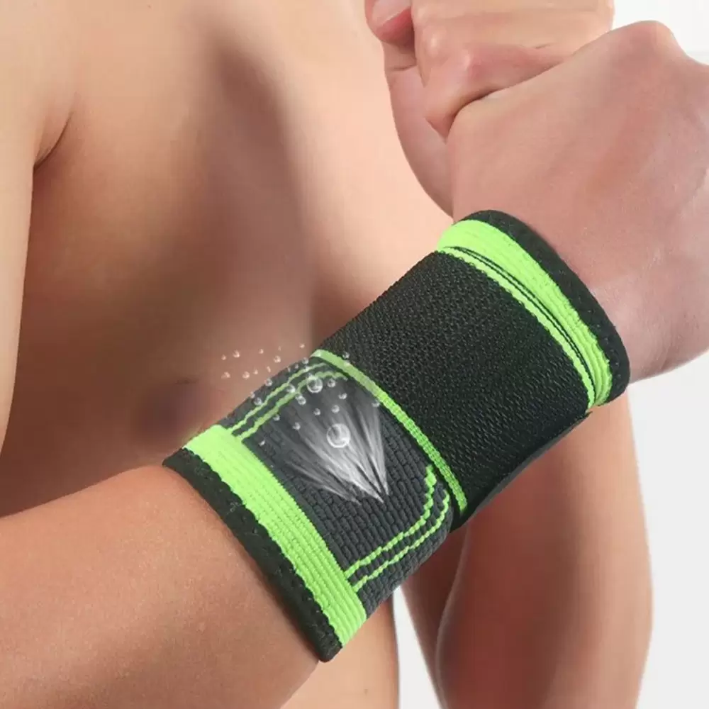 Wrist Protector Weight Lifting Strap Fitness Running Wrist Wraps 3D Weave Elastic Bandage (5)