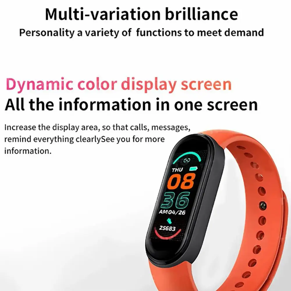 M6 Smart Bracelet Fitness Band Smart Watch (12)