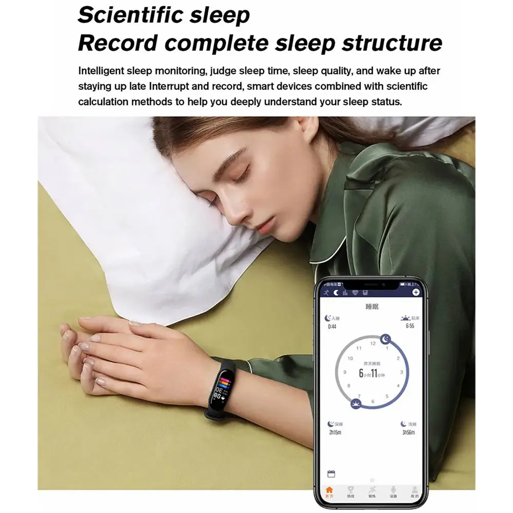 M6 Smart Bracelet Fitness Band Smart Watch (4)