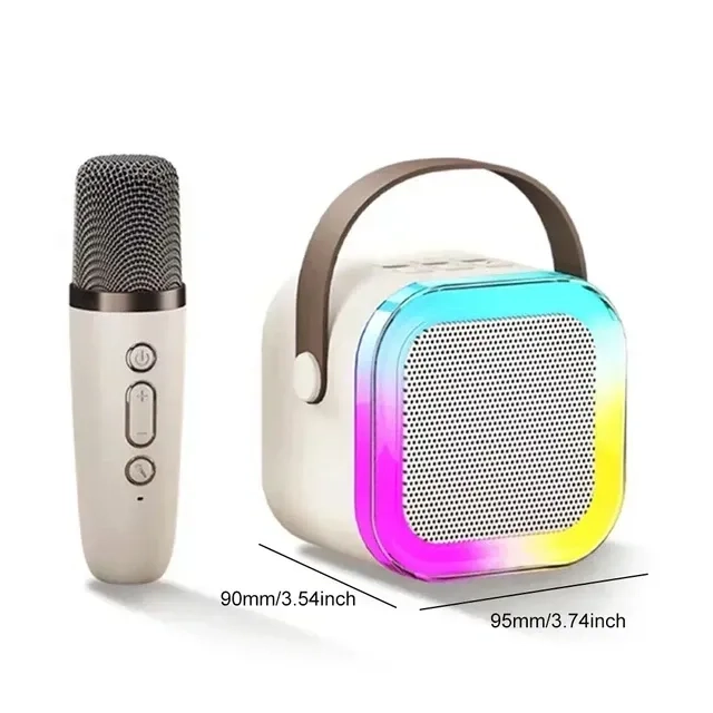 K12 Karaoke Bluetooth Speaker with 2 Wireless Microphones (5)